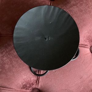 2 Black Iron Candle Holders